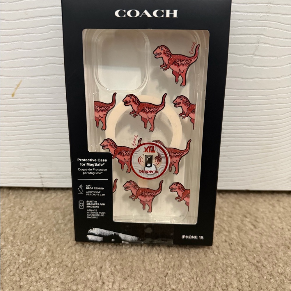 Coach Black Phone Case